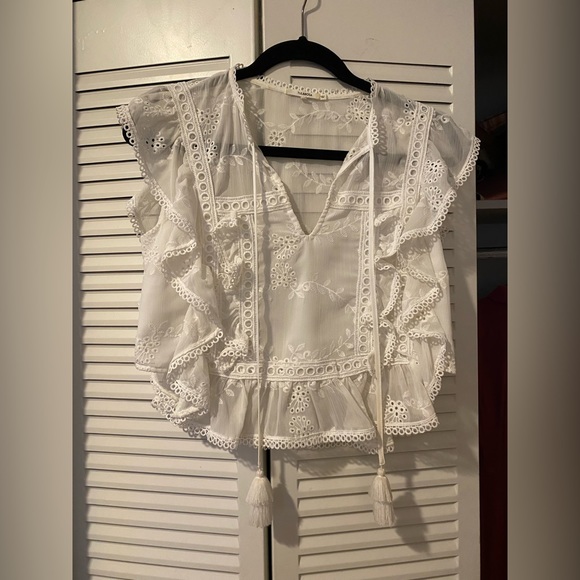 Tularosa Sheer Lace Top - Picture 2 of 5